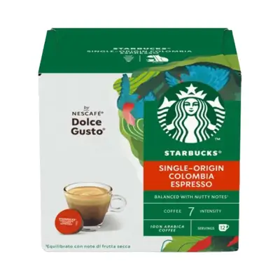 Starbucks Single-Origin Colombia Espresso Coffee Pods