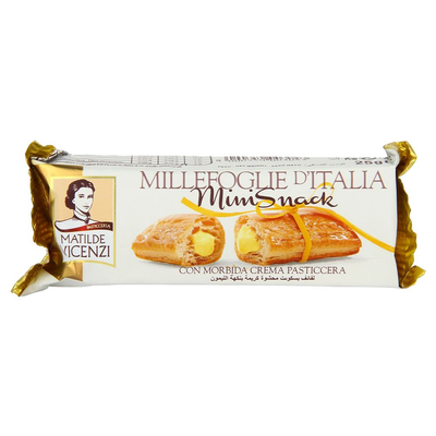 Matilde Vicenzi Mini Snack Crema Pasticcera with Lemon Flavor