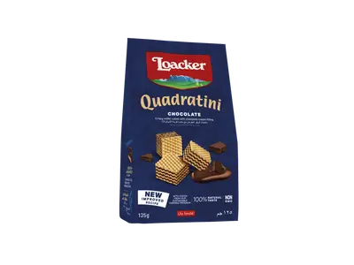 Loacker Quadratini Chocolate Wafer Cookies