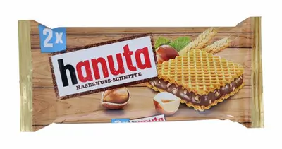 Hanuta Chocolate With Hazelnut Wafer