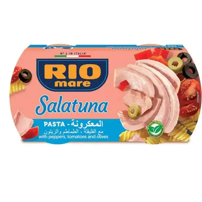 Rio Mare Salatuna Pasta with Peppers, Tomatoes and Olives