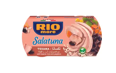 Rio Mare Salatuna Texana Recipe with Beans, Rice & Peppers