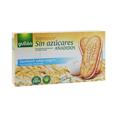 Gullon Yogurt Sandwich Zero Sugar Biscuit