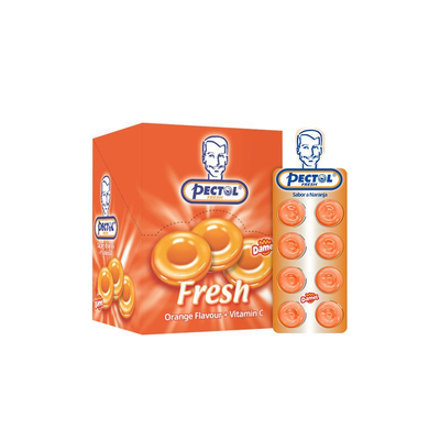Pectol Fresh Orange Bonbons with Vitamin C