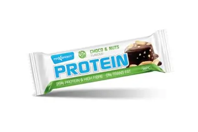 Maxsport Chocolate & Nuts Gluten Free Protein Bar, 60g