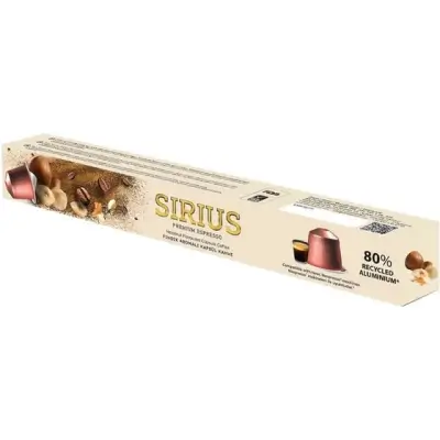 Sirius Premium Espresso Hazelnut Flavored Capsule Coffee
