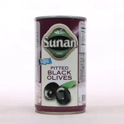 Sunan Black Pitted Olives
