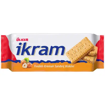Ulker Ikram Hazelnut Cream Sandwich Biscuit