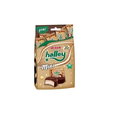 Ulker Halley Mini Chocolate Coated Sandwich with Marshmallow