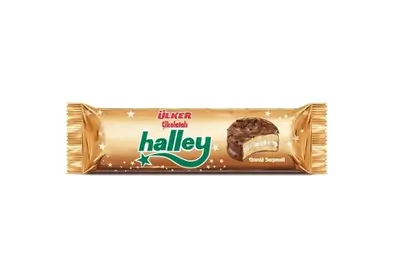 Ulker Halley Chocolate Coated Marshmallow Biscuit