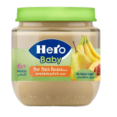 Hero Baby Pear Peach Banana Puree