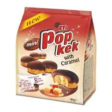 Eti Popkek Mini Cakes with Caramel Sauce