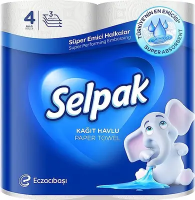 Selpak Kitchen Paper 4 Rolls