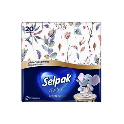 Selpak Deluxe Napkin, 20 Pieces