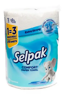 Selpak Comfort Maxi Kitchen Towel, 2Ply 270 Sheets