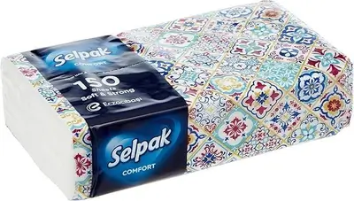 Selpak Comfort Soft & Strong 2-Ply, 150 Pieces