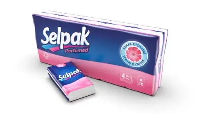 Selpak Hanky Flower Scented Tissues x 10 Pcs