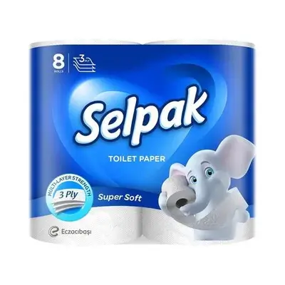 Selpak Toilet Roll Soft 8 Rolls