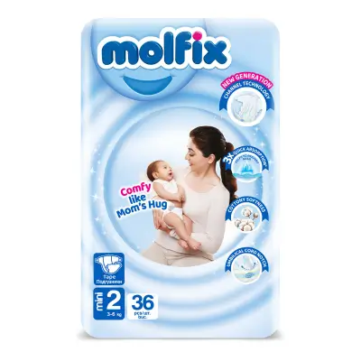 Molfix Mini Size 2 Diapers 36 Pcs