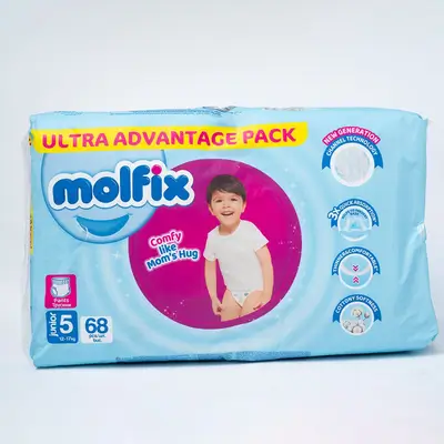 Molfix Junior Ultra Pants No.5, 68 Pieces