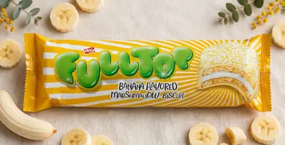 Tifa FullTop Banana Flavored Marshmallow Biscuit