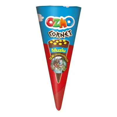 Ozmo Cornet Chocolate Wafer Biscuits
