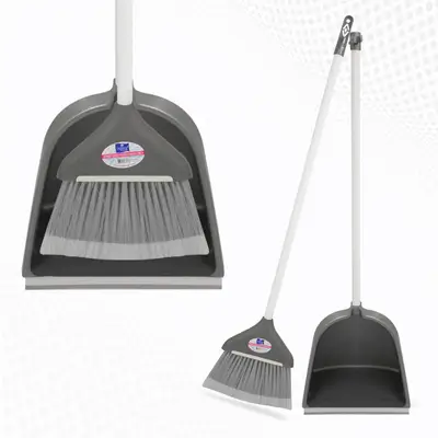 Large Grey Plastic Dustpan