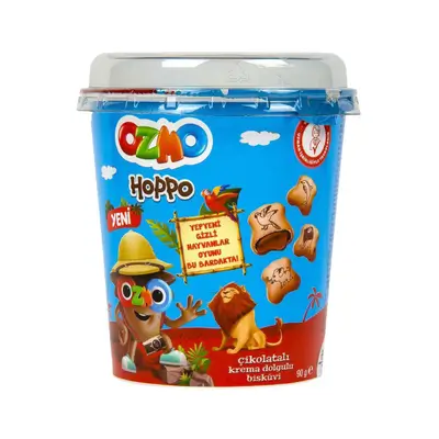 Ozmo Hoppo Chocolate Cream Filled Biscuits