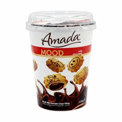 Amada Mood Biscuit with Milk Chocolate Cream Filling