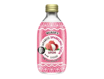 Walker's Japanese Sparkling Soda Lychee