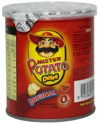 Mister Potato Original Potato Crisps, 45g