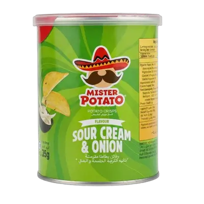 Mister Potato Crisps Sour Cream & Onion