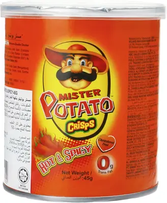 Mister Potato Hot & Spicy Crisps