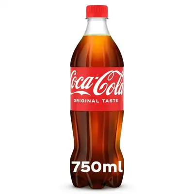 Coca-Cola Original Taste Carbonated Soft Drink 750ml