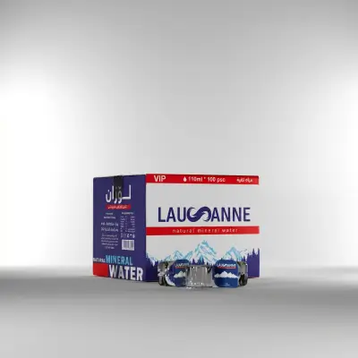 Lausanne Natural Mineral Water Cups 110ml x 100 Pieces