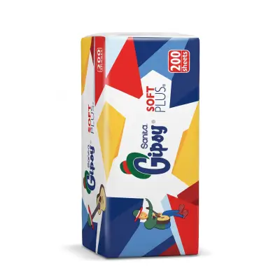 Sanita Gipsy Soft Plus Facial Tissues, 200 Sheets
