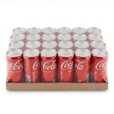 Coca-Cola Original Taste Soft Drink Cans 185ml × 30