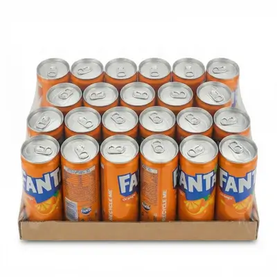 Fanta Orange Carbonated Soft Drink Case 185ml × 30