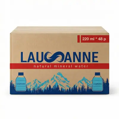 Lausanne Natural Mineral Water Case - 220ml x 48
