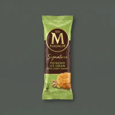 Magnum Signature Pistachio Ice Cream with Crispy Kadaif