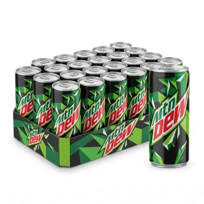 Mountain Dew Carbonated Soft Drink Cans Pack 250mlx30