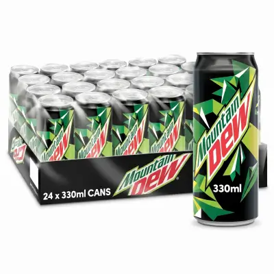 Mountain Dew Soft Drink Cans 24 x 330ml