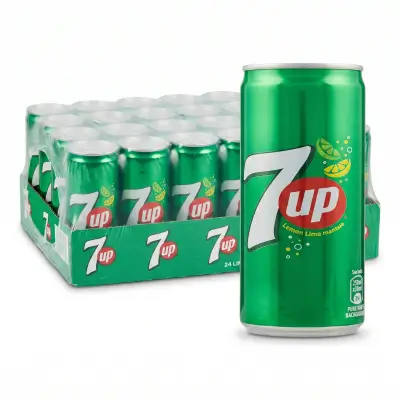 7up Lemon Lime Soft Drink Cans 250ml x30