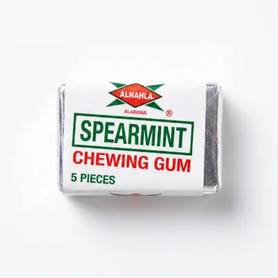 Alnahla Spearmint Chewing Gum 5 Pieces