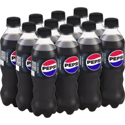 Pepsi Black Carbonated Soft Drink Pack 1 x 12