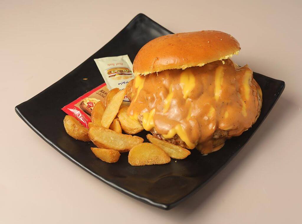 Mushroom Beef Steck Burger