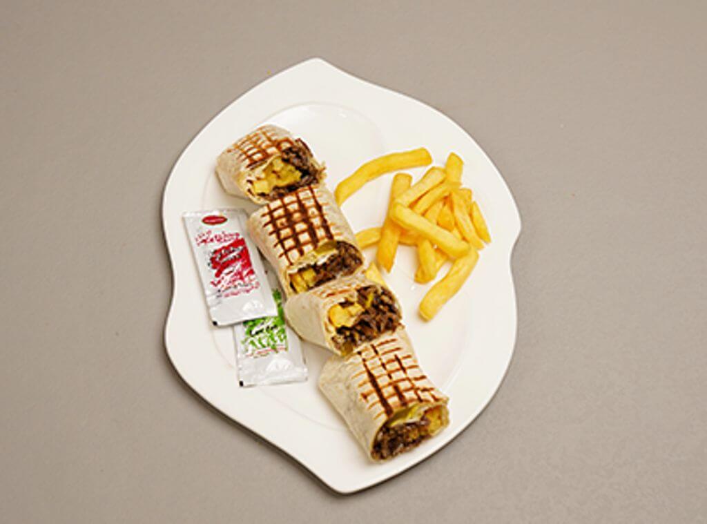 Beef Shawarma Saj Meal