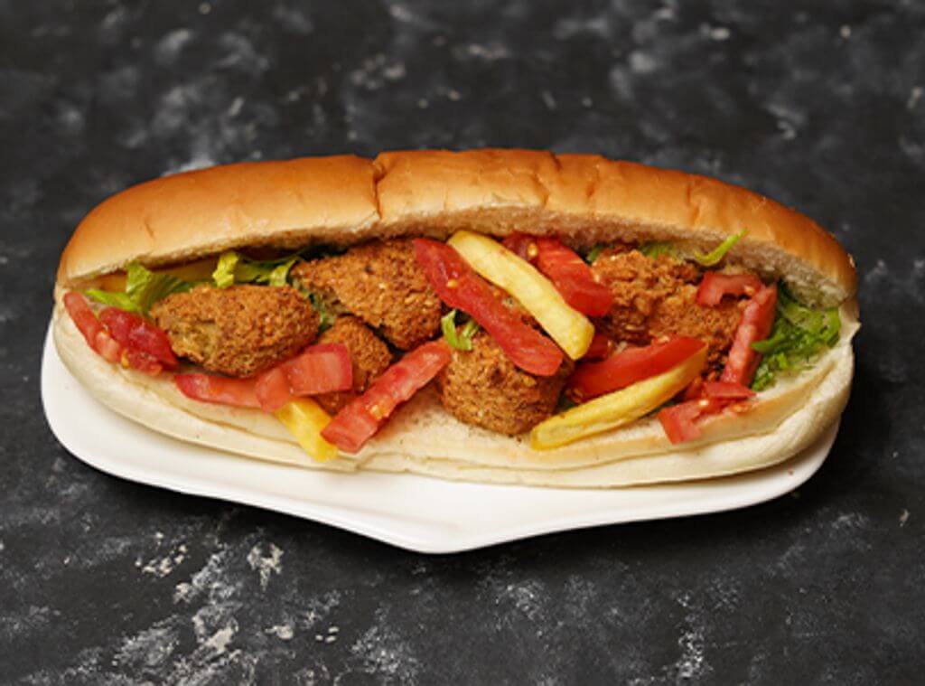 Mexican Falafel Sandwich