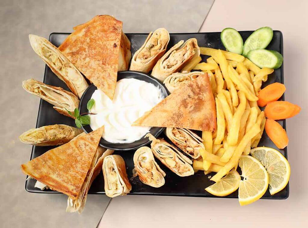 Triple Arabic Chicken Shawarma Meal