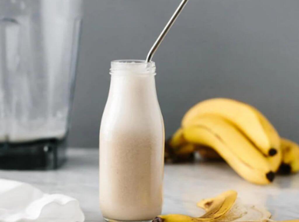 Banana & Milk Juice
